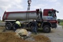 Schwerer VU LKW Zug Bergheim Kenten Koelnerstr P478